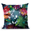 Night Garden Iii Throw Pillow By Christine Lindstrom