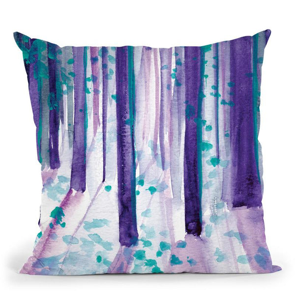 Night Walk Throw Pillow By Christine Lindstrom