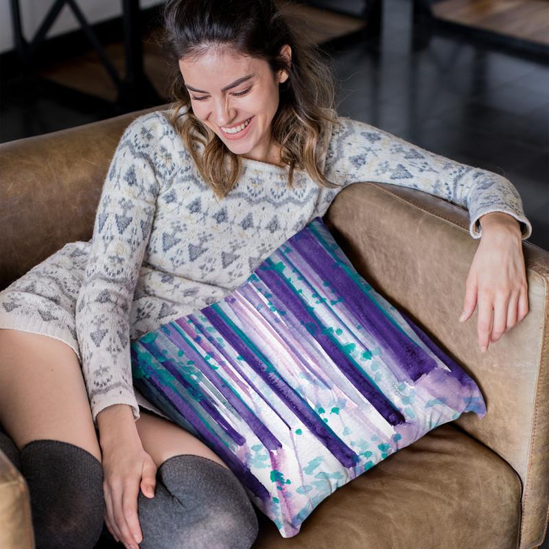 Night Walk Throw Pillow By Christine Lindstrom