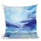 Oceanscape I Throw Pillow By Christine Lindstrom