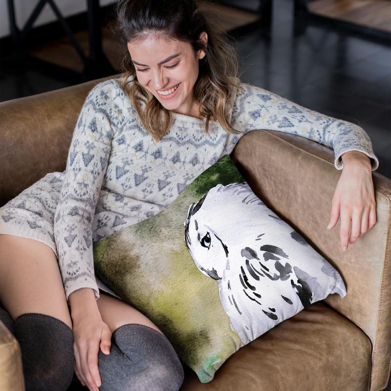 Owl Throw Pillow By Christine Lindstrom