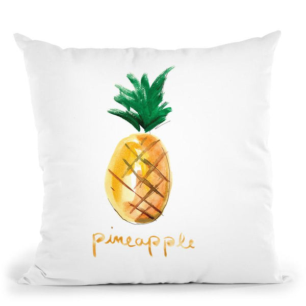 Pineapple Throw Pillow By Christine Lindstrom