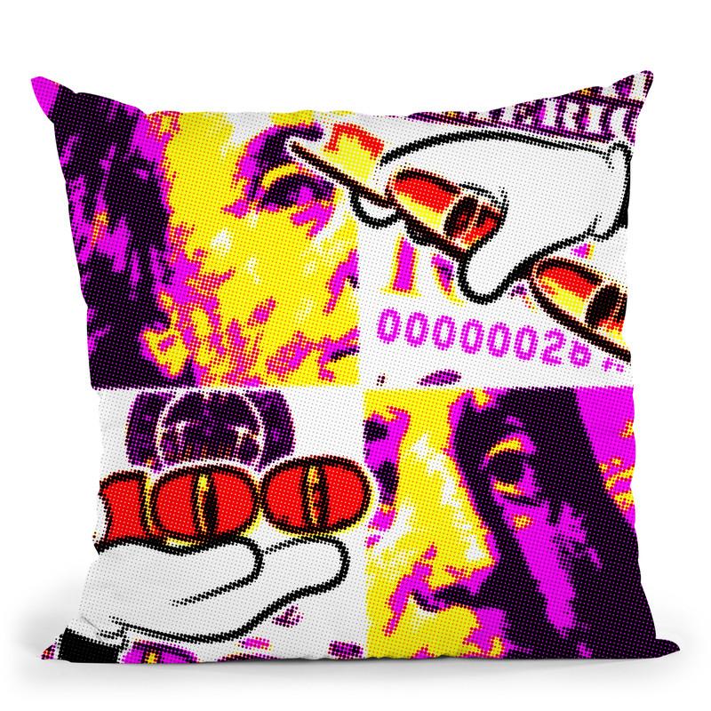 Benjamin 100 Bill Throw Pillow By Christian Mielu