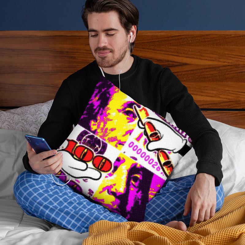 Benjamin 100 Bill Throw Pillow By Christian Mielu