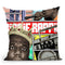 Biggie Rappin Throw Pillow By Christian Mielu
