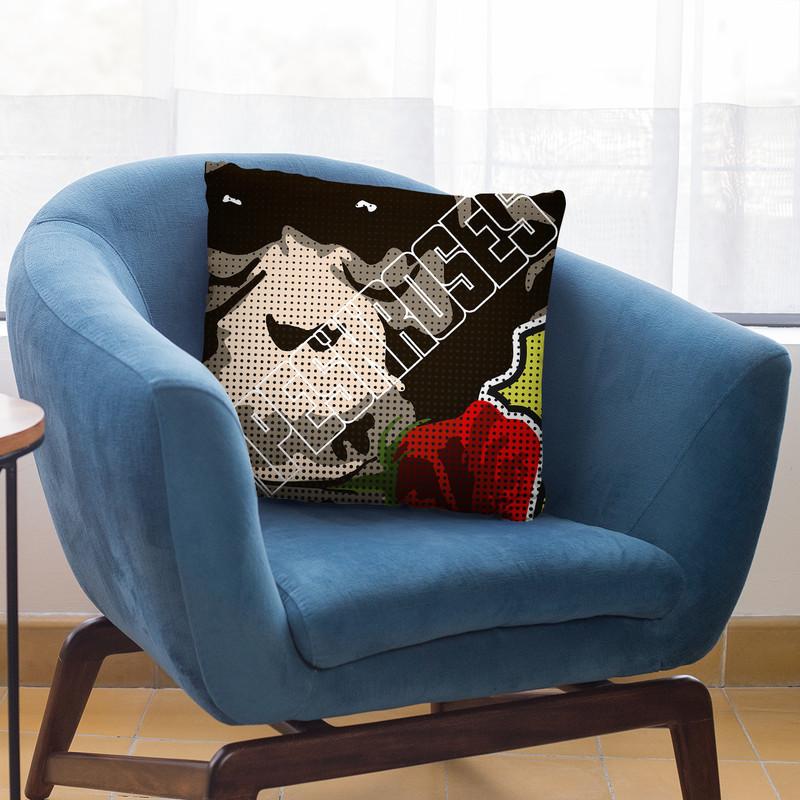 Chimp And Roses Ii Throw Pillow By Christian Mielu