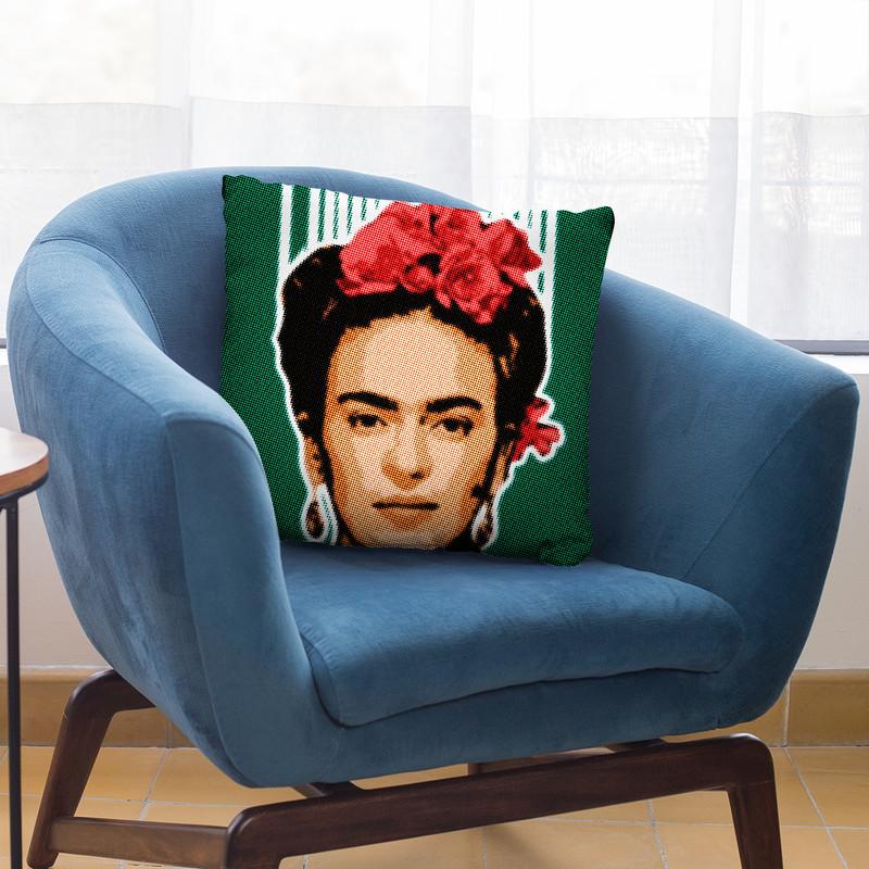 Loving Frida Throw Pillow By Christian Mielu