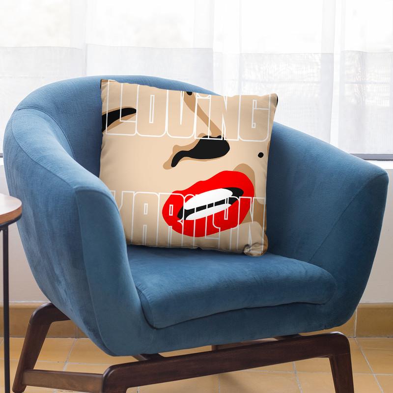 Loving Marilyn Iii Throw Pillow By Christian Mielu
