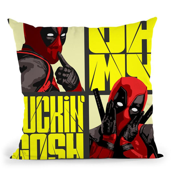 My Fuckin Gosh Throw Pillow By Christian Mielu