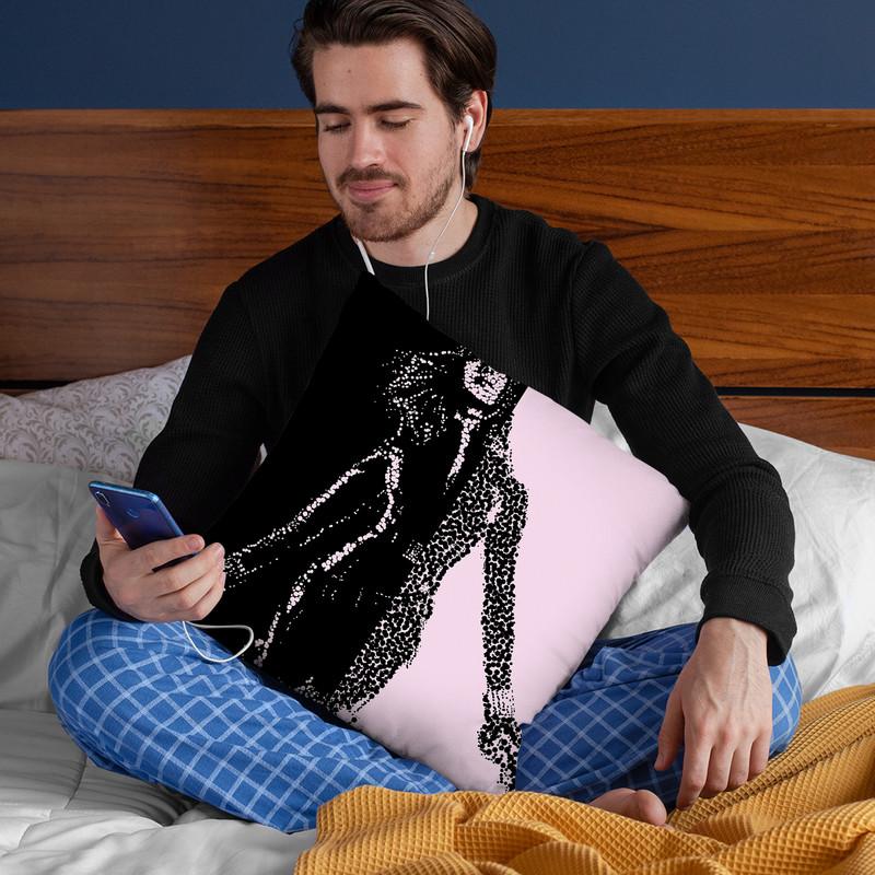 Black Widow I Throw Pillow By Christian Mielu