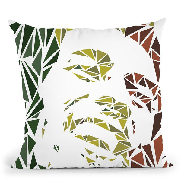 Bob Marley Throw Pillow By Christian Mielu