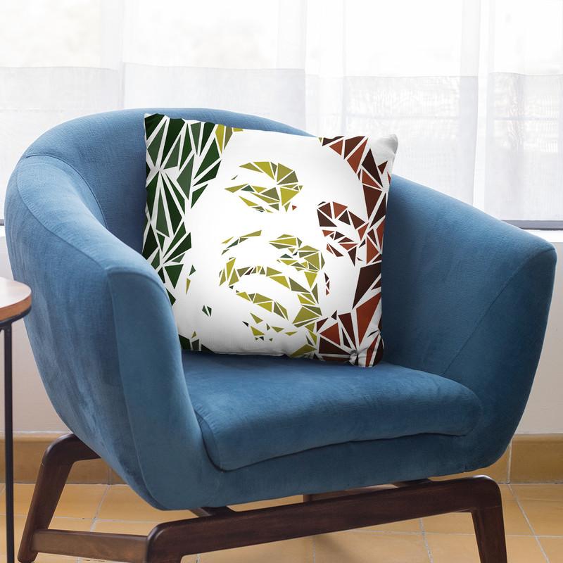 Bob Marley Throw Pillow By Christian Mielu