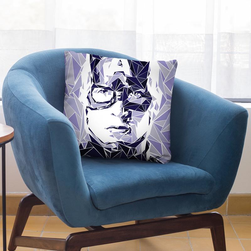 Captain America I Throw Pillow By Christian Mielu