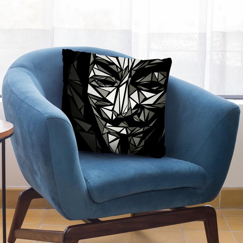 Guy Fawkes Throw Pillow By Christian Mielu