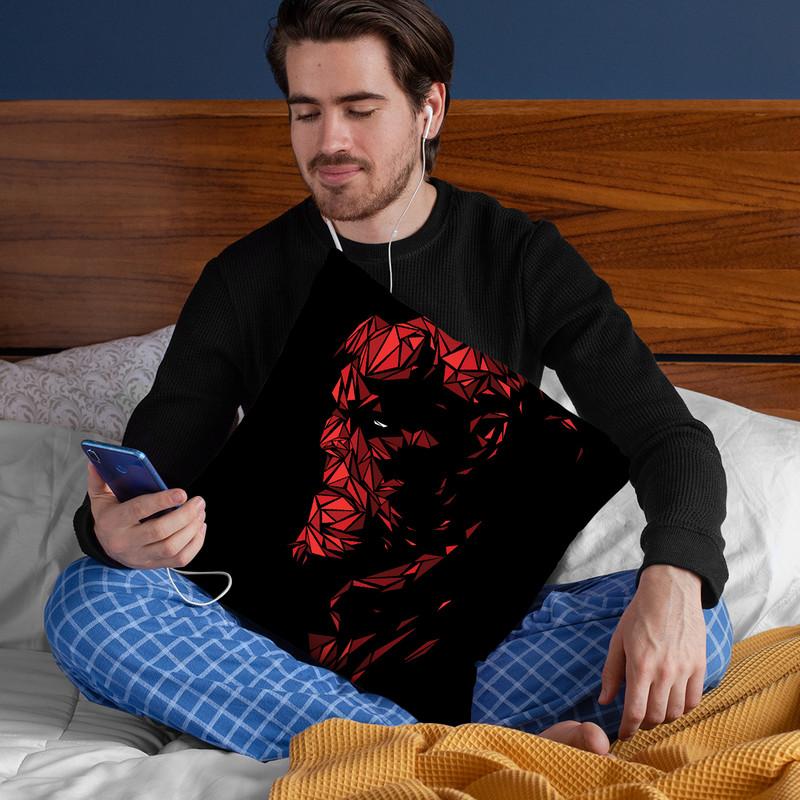 Hellboy Throw Pillow By Christian Mielu