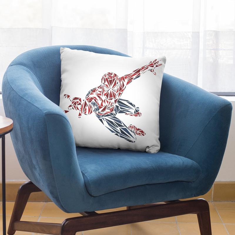 Spiderman Throw Pillow By Christian Mielu