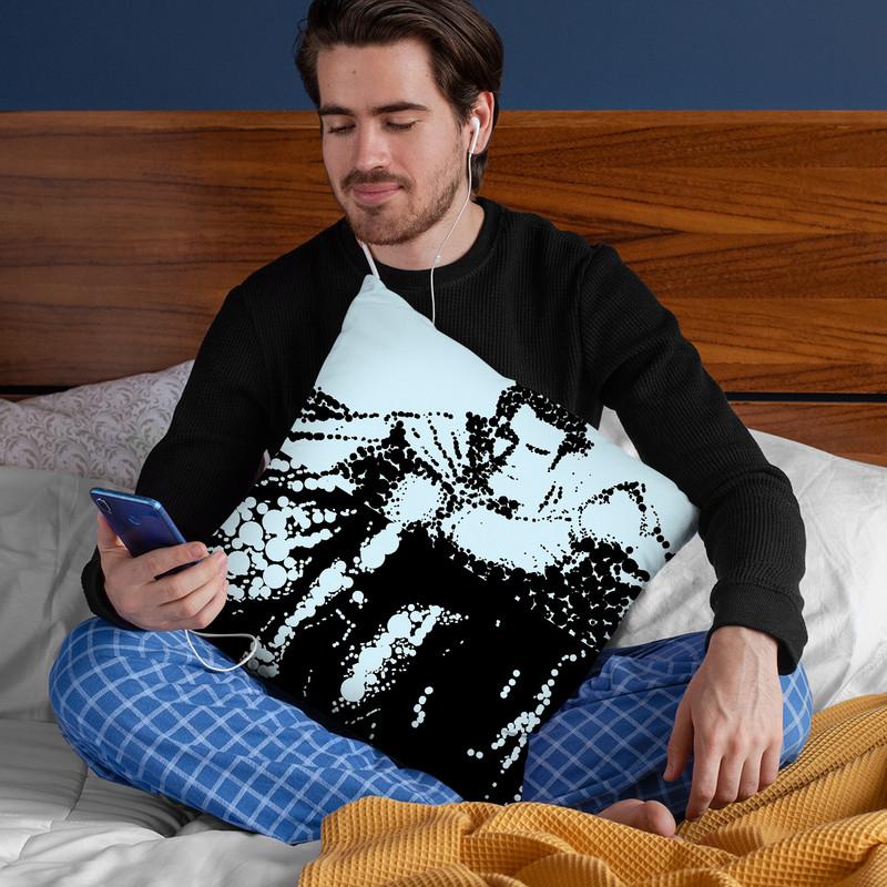 Superman Throw Pillow By Christian Mielu