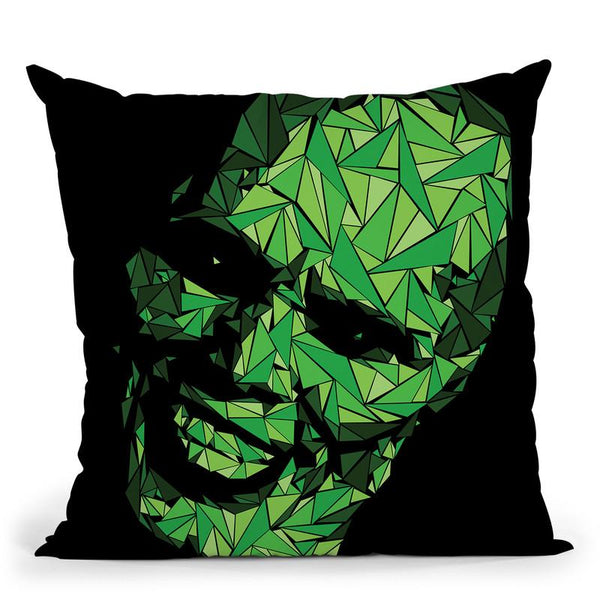 The Mask Throw Pillow By Christian Mielu