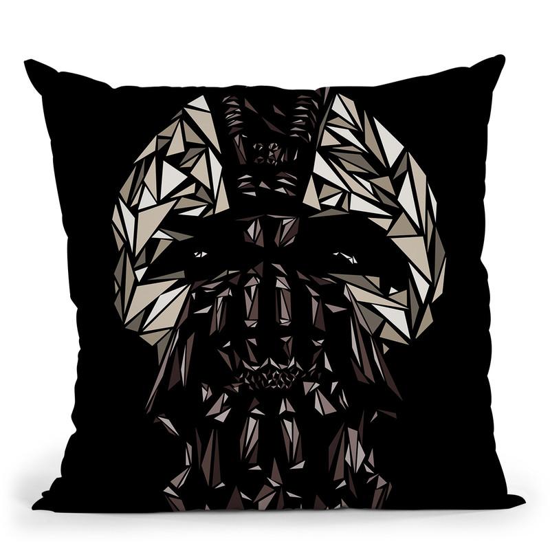 Bane Mask Throw Pillow By Christian Mielu
