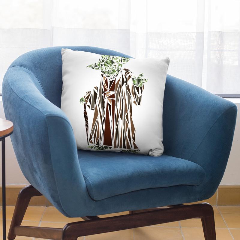 Yoda Throw Pillow By Christian Mielu
