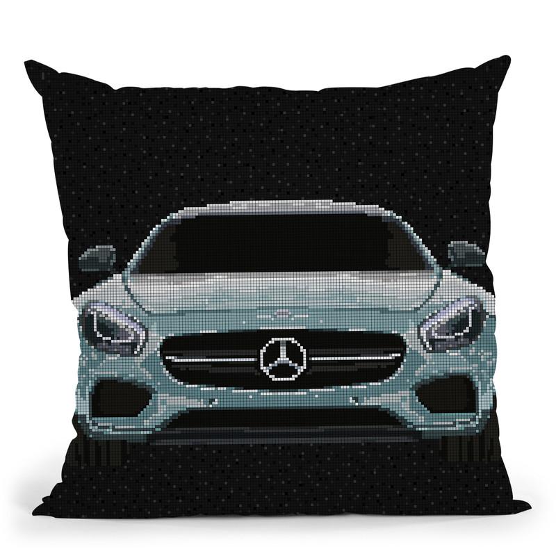 Amg-Gt Throw Pillow By Christian Mielu