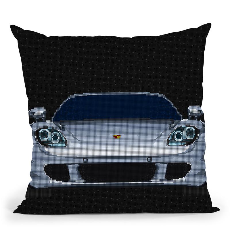 Carrera-Gt Throw Pillow By Christian Mielu
