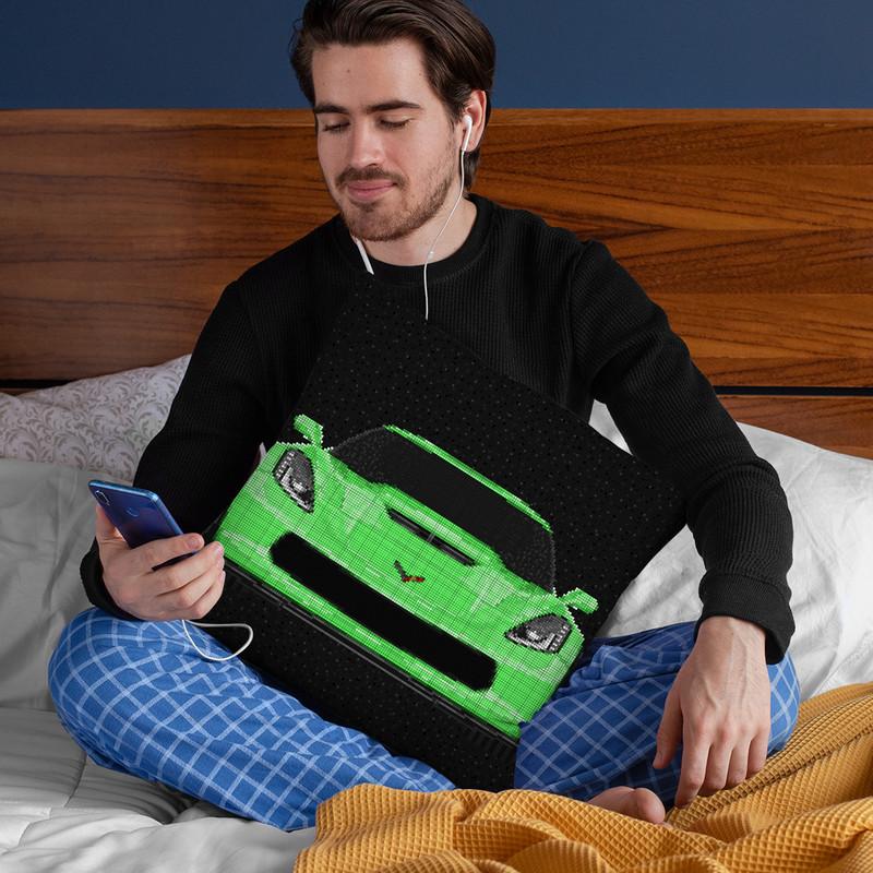 Corvette Throw Pillow By Christian Mielu