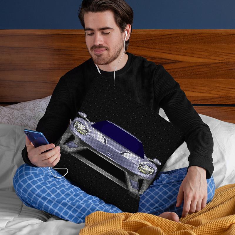 Ford-Gt Throw Pillow By Christian Mielu