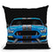 Mustang Throw Pillow By Christian Mielu
