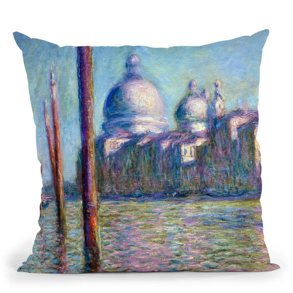 Le Grand Canal Throw Pillow By Claude Monet
