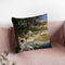 On The Bank Of The Seine, Benne Throw Pillow By Claude Monet