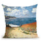 Path In The Wheat At Pourville Throw Pillow By Claude Monet