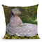 Springtime Throw Pillow By Claude Monet