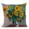 Sunflowers Throw Pillow By Claude Monet