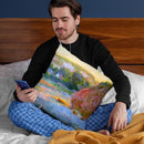 Wheatstacks (End Of Summer) Throw Pillow By Claude Monet