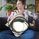 Gilded Enso Iv Throw Pillow By Chris Paschke
