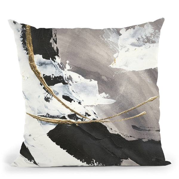 Gilded Arcs I Throw Pillow By Chris Paschke