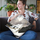 Gilded Arcs I Throw Pillow By Chris Paschke
