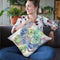 Gold Edged Roses I Throw Pillow By Chris Paschke