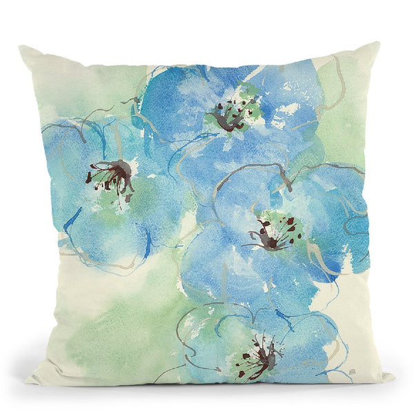 Japanese Quince I Throw Pillow By Chris Paschke