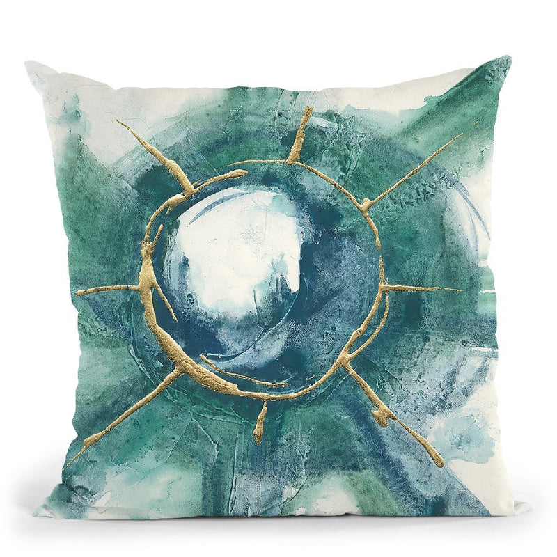 Dharma Wheel Ii Throw Pillow By Chris Paschke
