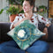Dharma Wheel Ii Throw Pillow By Chris Paschke