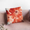 Seashell Cosmos I Red And Orange Throw Pillow By Chris Paschke