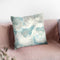 Pale Blue Circles Iv Throw Pillow By Chris Paschke
