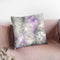 Amethyst Circles I Throw Pillow By Chris Paschke