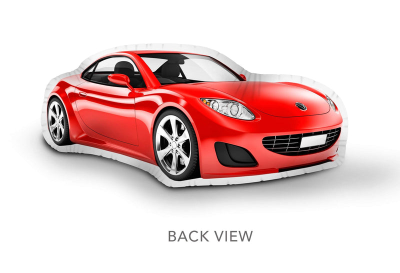 Custom shaped car pillow by lilipi life like pillows back view