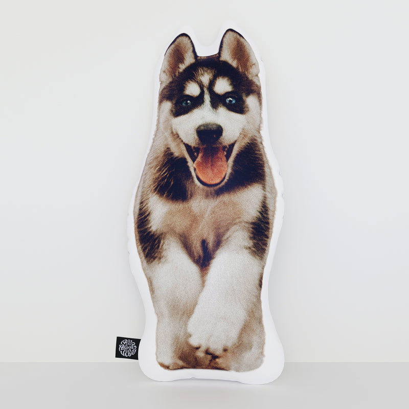 Custom Husky Shaped Dog Pillow