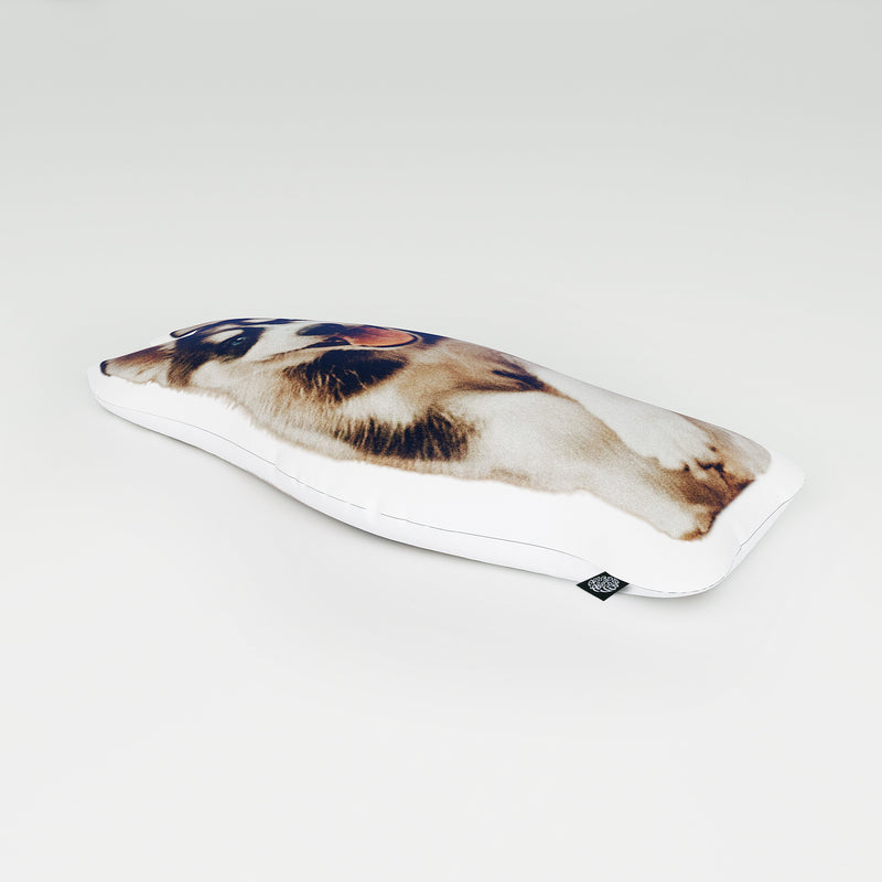 Custom Husky Shaped Dog Pillow
