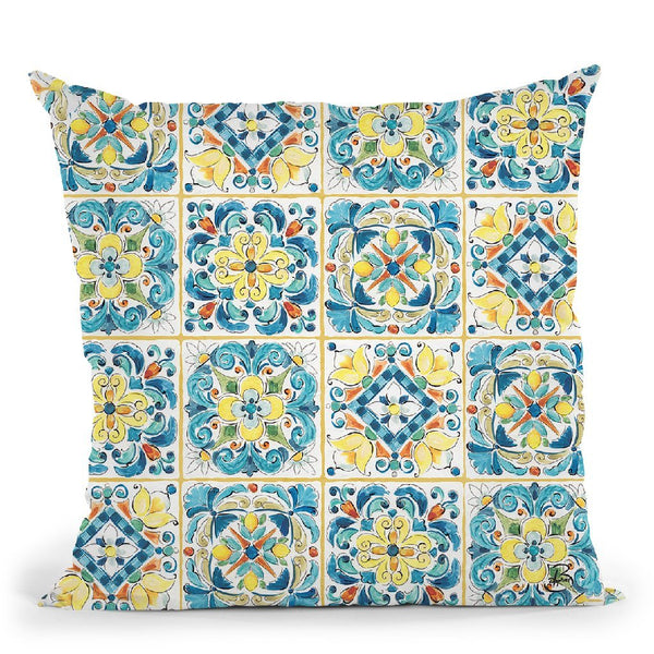 Mediterranean Breeze Step 03B Throw Pillow By Daphne Brissonnet