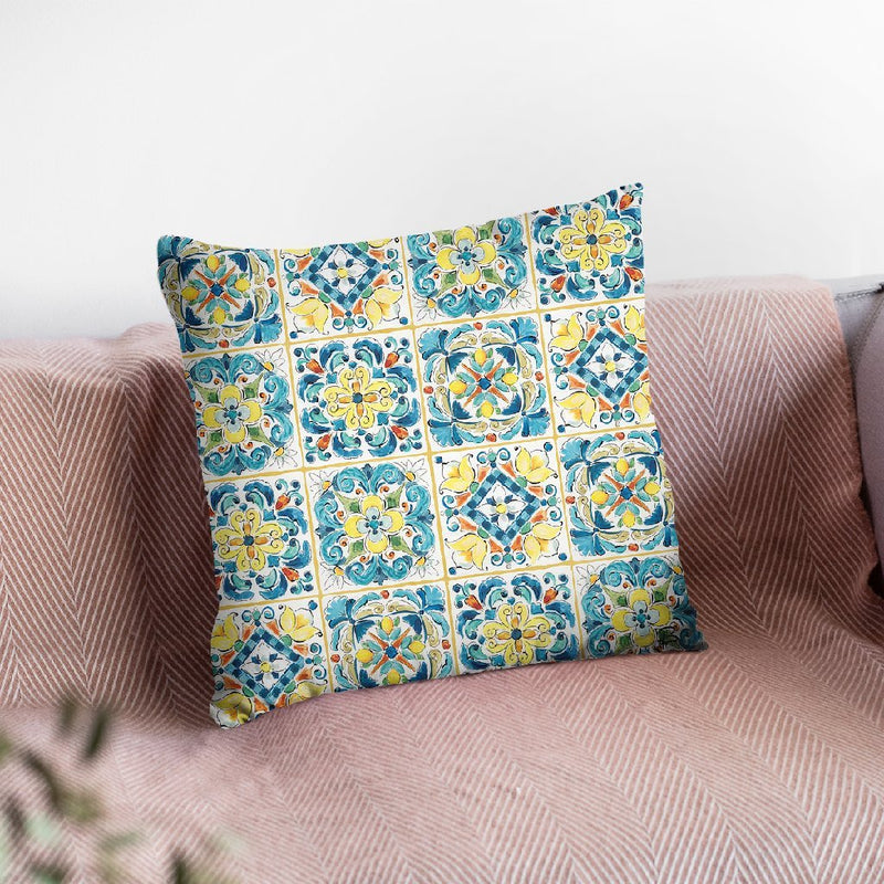 Mediterranean Breeze Step 03B Throw Pillow By Daphne Brissonnet